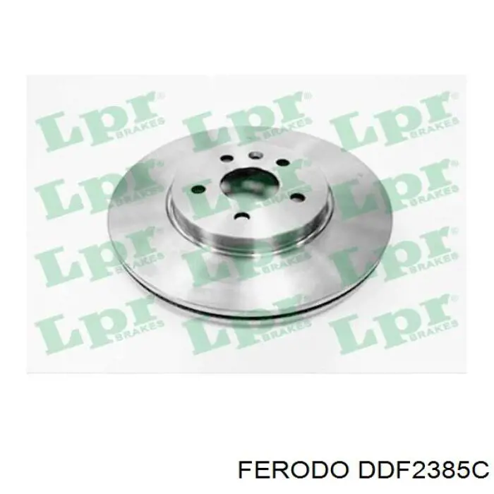 Гальмівні диски передні DDF2385C Ferodo