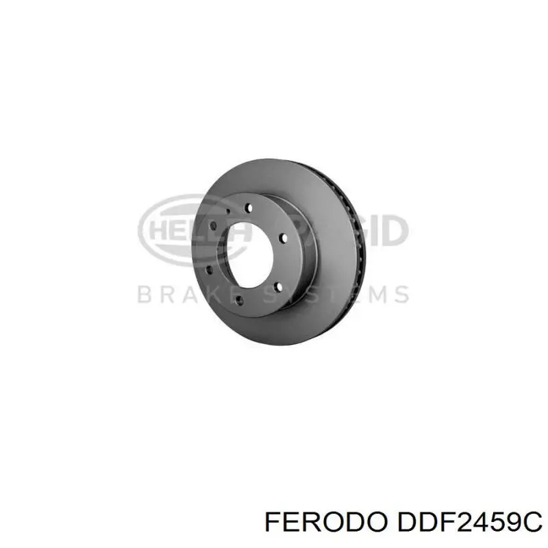 Гальмівні диски передні DDF2459C Ferodo