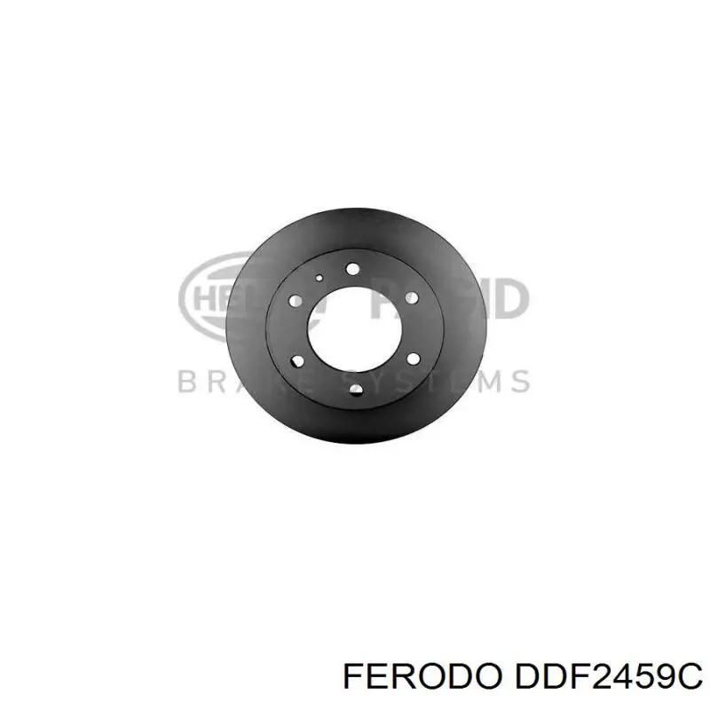Купити DDF2459C Ferodo Ротор гальмівний
