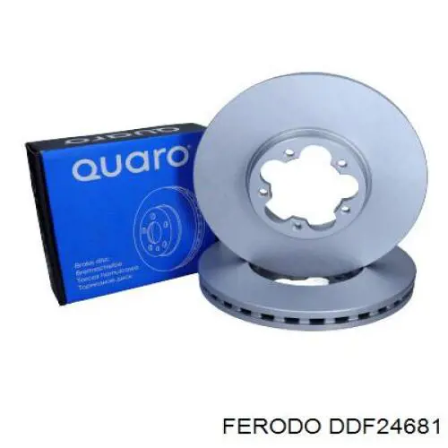 Диск гальмівний передній Ferodo DDF24681