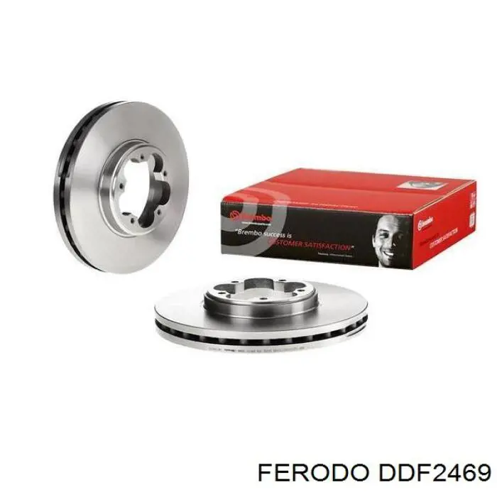 Гальмівні диски передні DDF2469 Ferodo