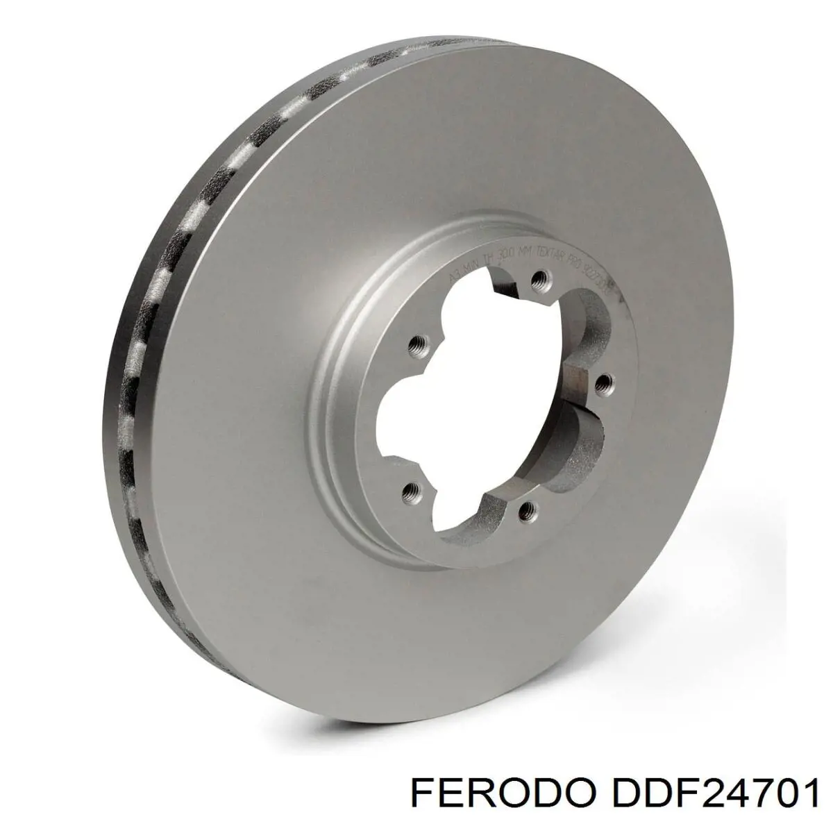 Диск гальмівний передній Ferodo DDF24701