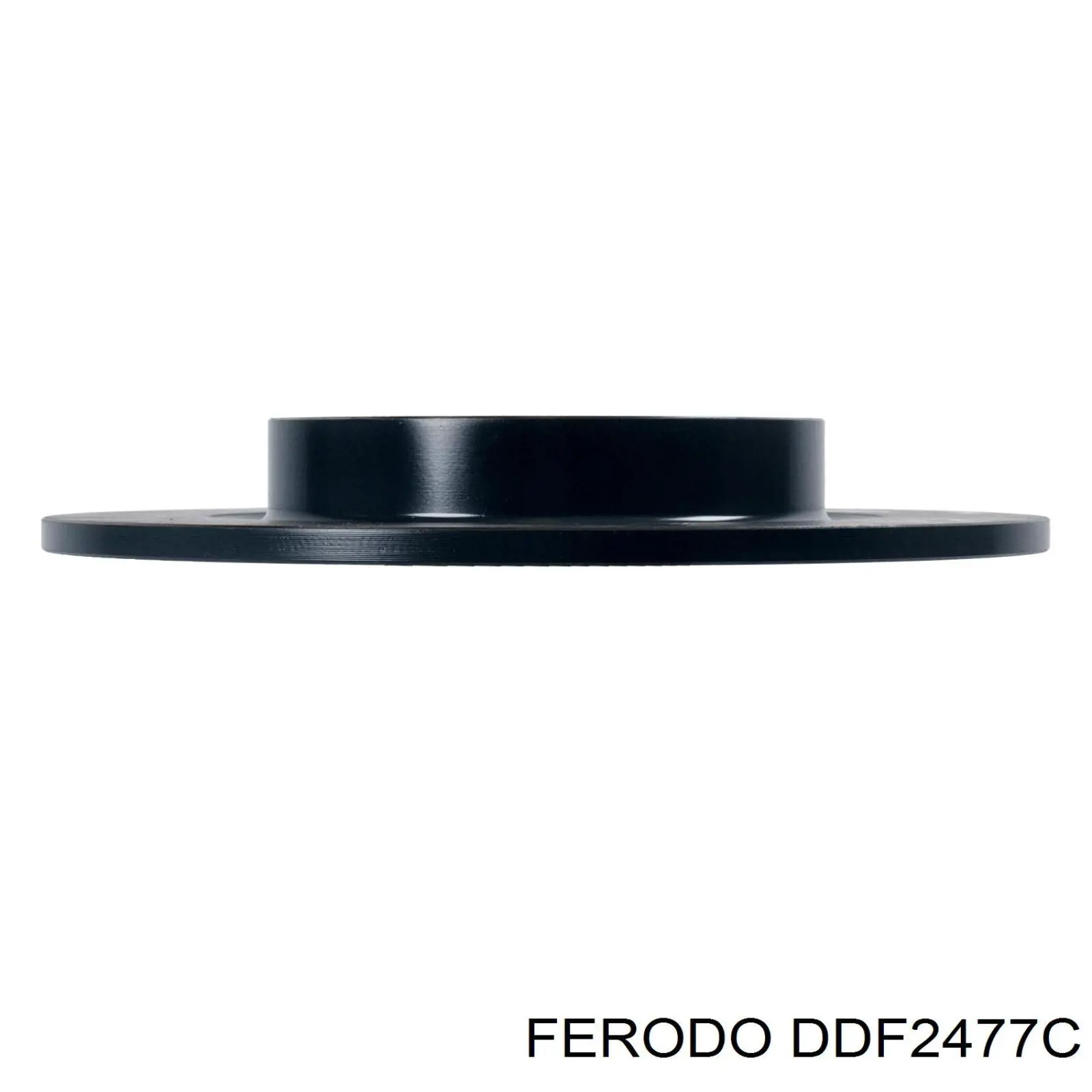 Диск гальмівний задній Ferodo DDF2477C