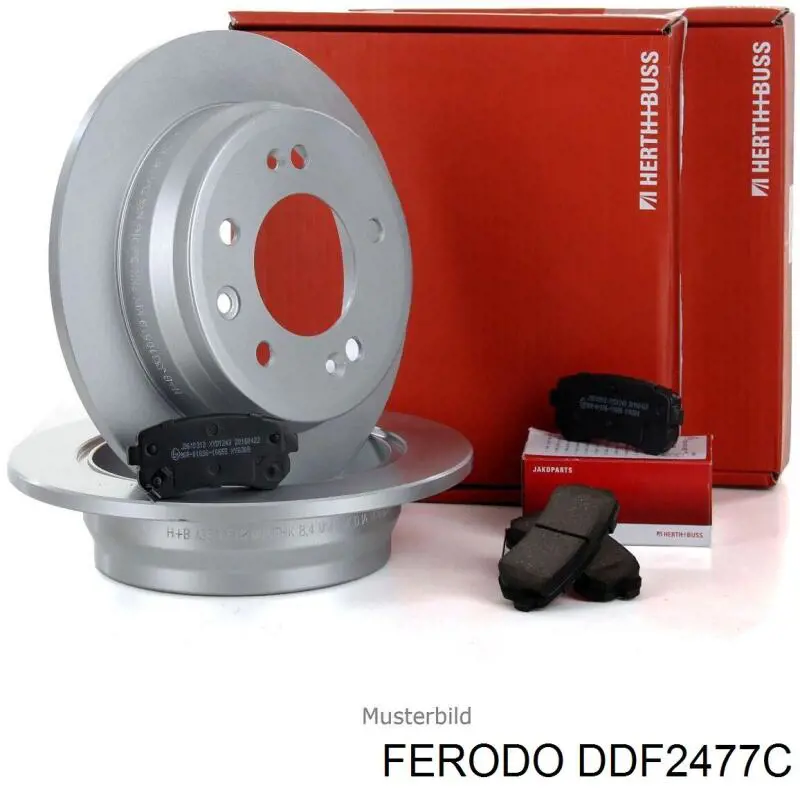 Задні дискові гальма Ferodo DDF2477C ціна, від 43.32 USD