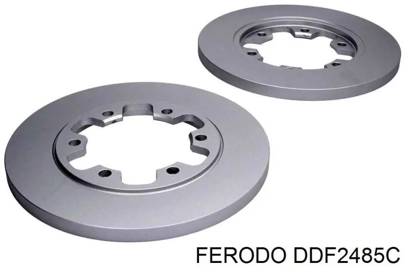 Задні дискові гальма Ferodo DDF2485C ціна, від 57.78 USD