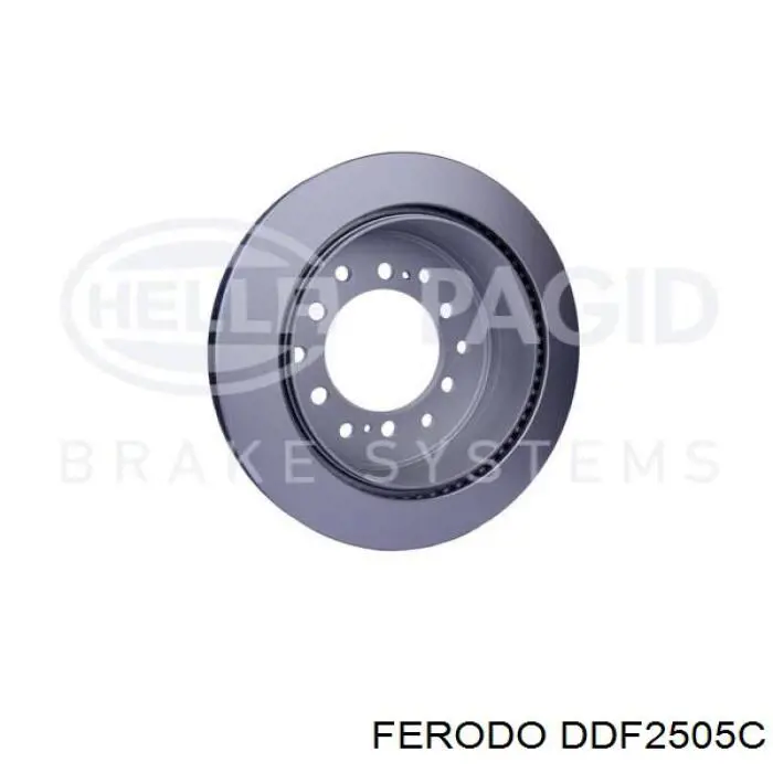 Гальмівні диски DDF2505C Ferodo