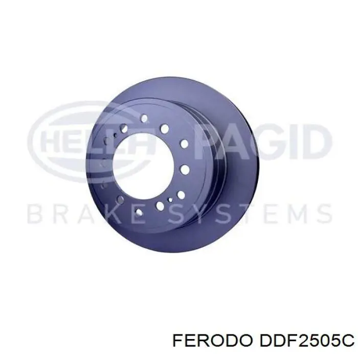 Диск гальмівний задній Ferodo DDF2505C
