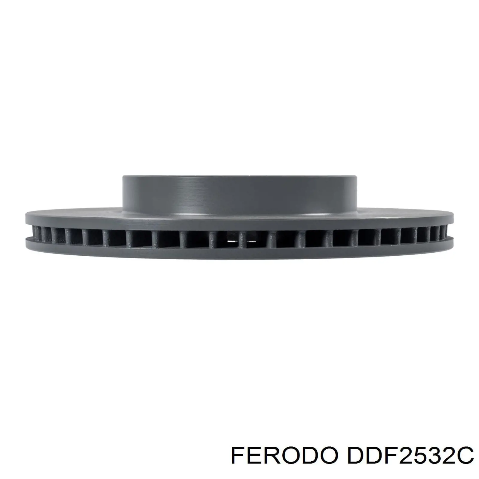 Диск переднього гальма Ferodo DDF2532C ціна, від 59.02 USD