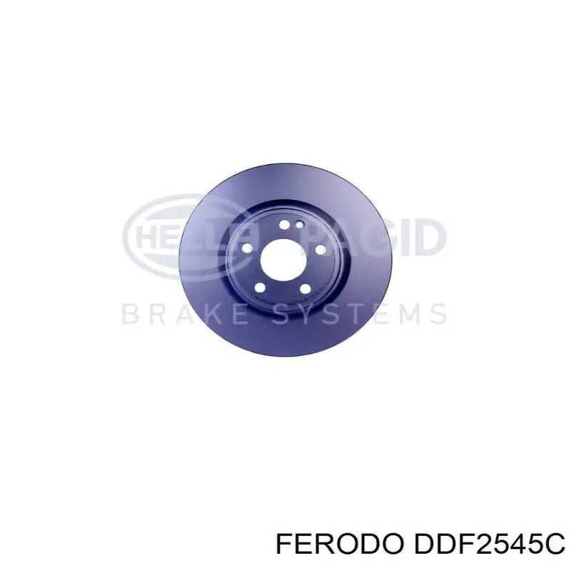 Гальмівні диски передні DDF2545C Ferodo