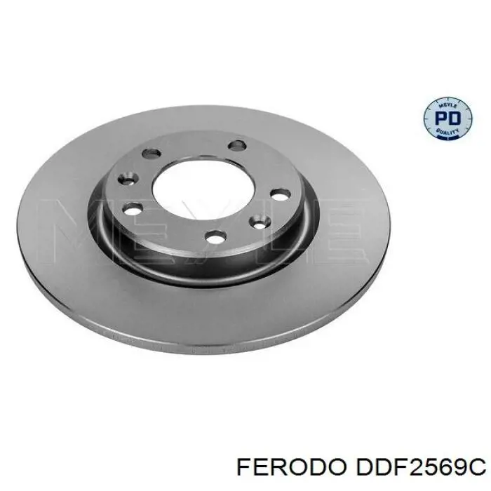 DDF2569C Ferodo диск гальмівний задній