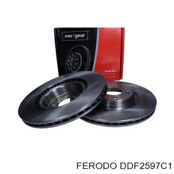 Гальмівні диски передні DDF2597C1 Ferodo