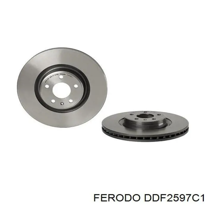 Купити DDF2597C1 Ferodo Ротор гальмівний