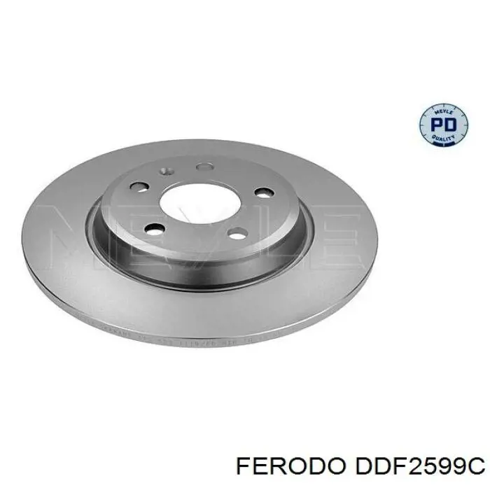 Диск гальмівний задній Ferodo DDF2599C