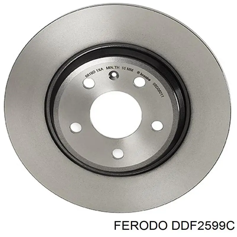 Задні дискові гальма Ferodo DDF2599C ціна, від 44.08 USD