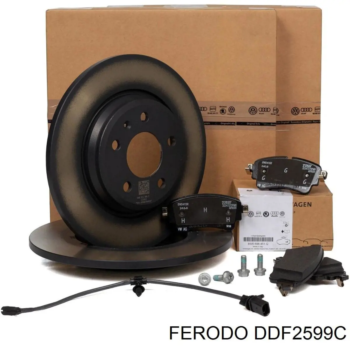 Купити DDF2599C Ferodo Диск заднього гальма