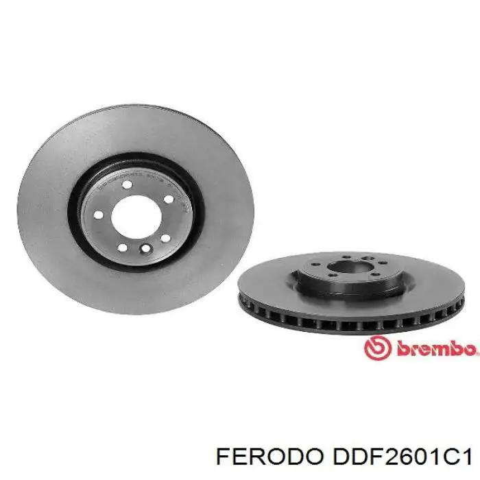 DDF2601C1 Ferodo Гальмо дискове переднє