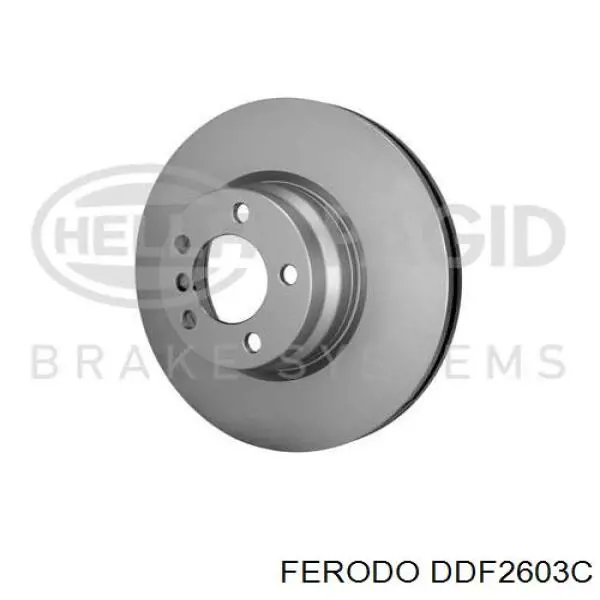 Диск переднього гальма Ferodo DDF2603C ціна, від 83.16 USD