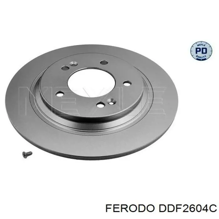 DDF2604C Ferodo диск гальмівний задній