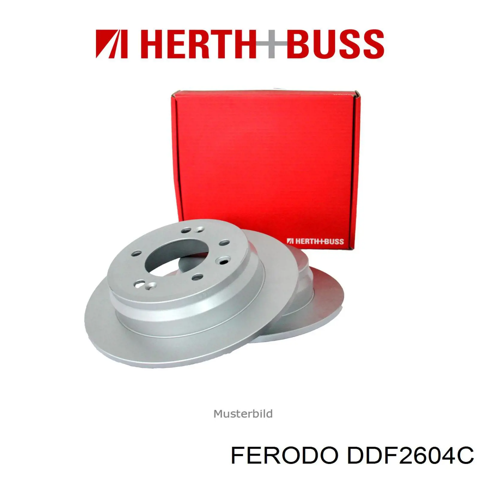 Гальмівні диски DDF2604C Ferodo
