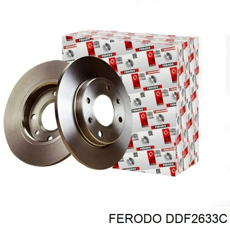 Купити DDF2633C Ferodo Диск заднього гальма