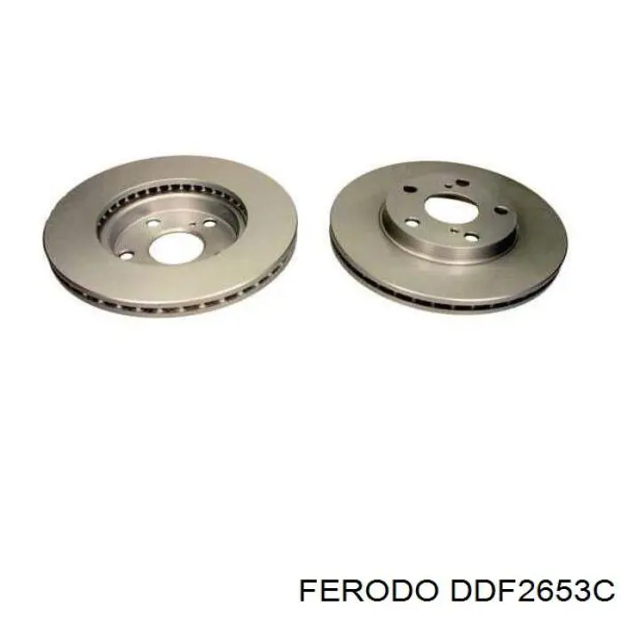 Диск переднього гальма Ferodo DDF2653C ціна, від 59.72 USD