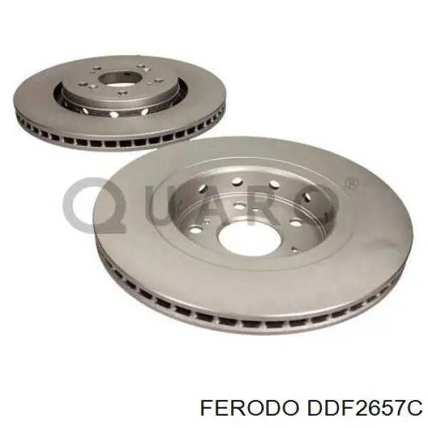 Диск переднього гальма Ferodo DDF2657C ціна, від 80.33 USD