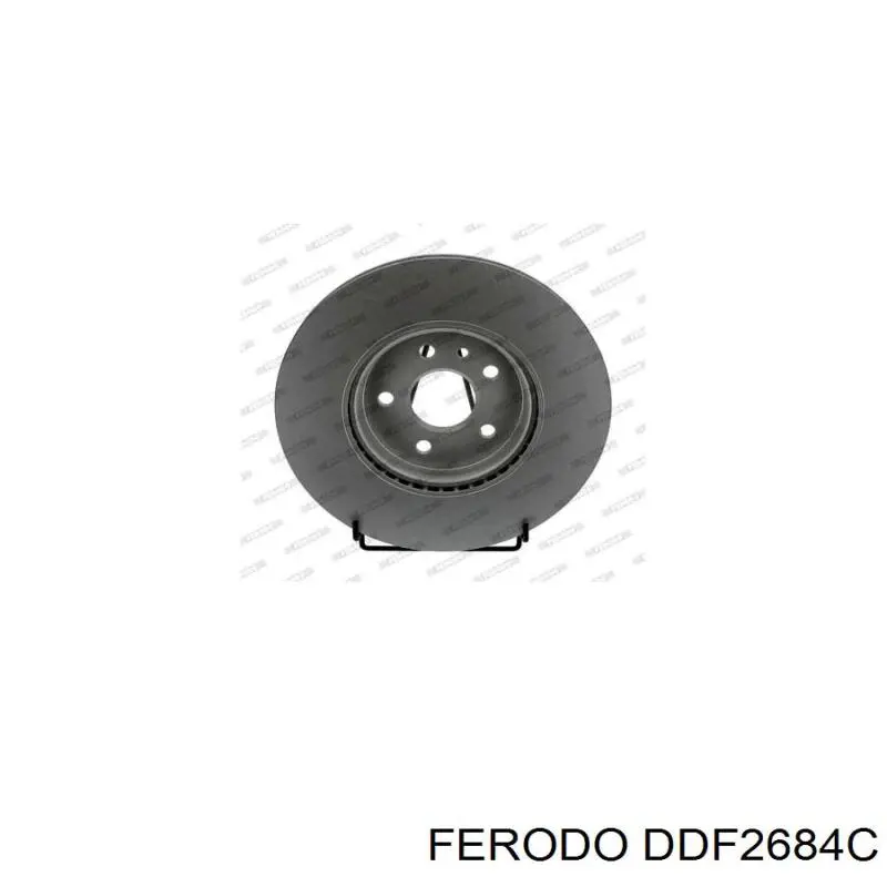 DDF2684C Ferodo Гальмо дискове переднє