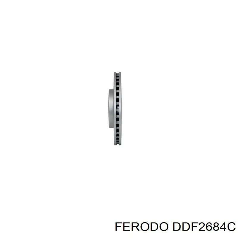 Купити DDF2684C Ferodo Ротор гальмівний