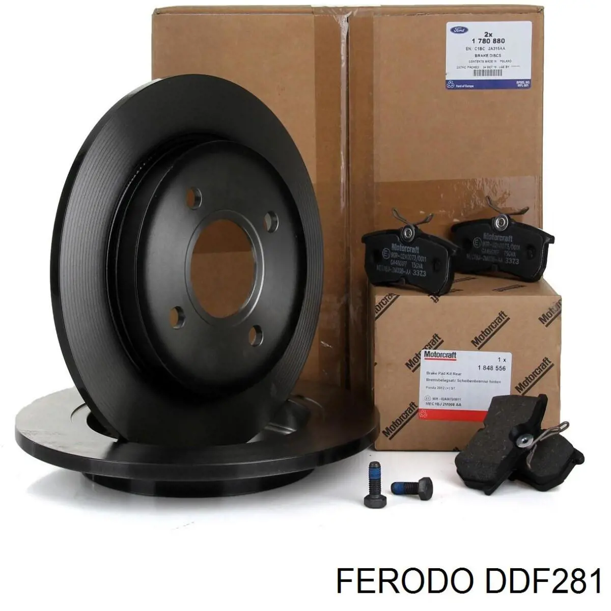 Купити DDF281 Ferodo Диск заднього гальма