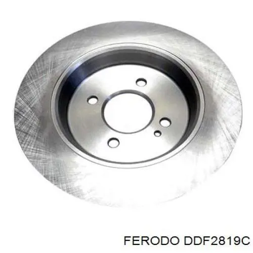 Диск гальмівний передній Ferodo DDF2819C