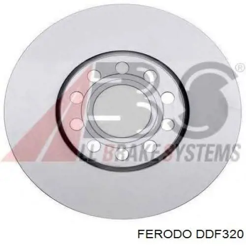 DDF320 Ferodo диск гальмівний передній