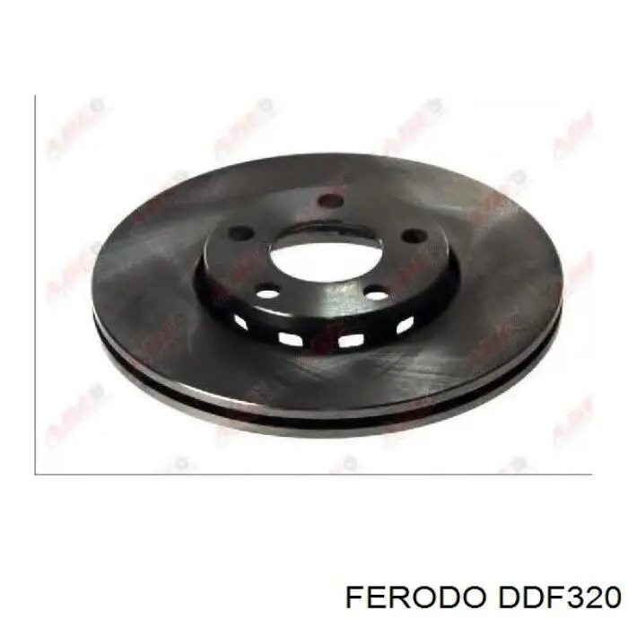 DDF320 Ferodo Гальмо дискове переднє