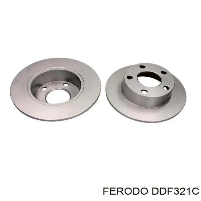 Гальмівні диски DDF321C Ferodo