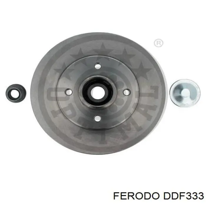 DDF333 Ferodo диск гальмівний задній