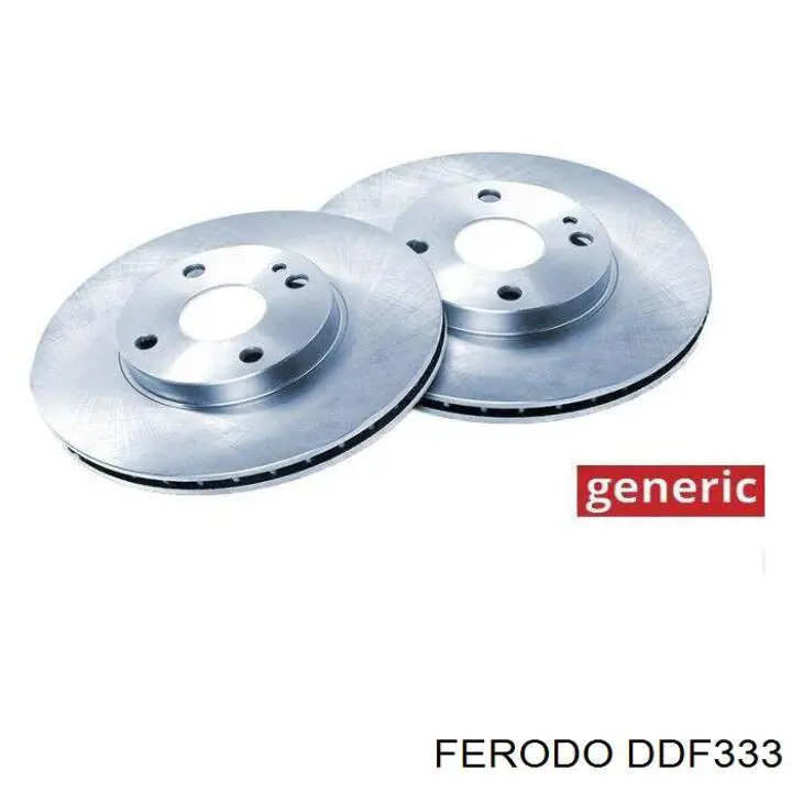 DDF333 Ferodo Дискові гальма