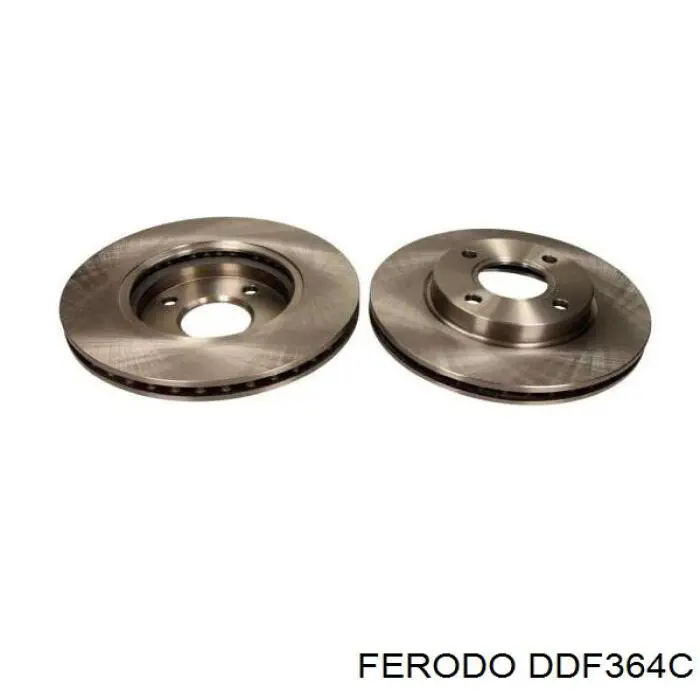 Купити DDF364C Ferodo Ротор гальмівний