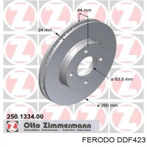 Диск переднього гальма Ford 5025950 ціна, від 23.03 USD