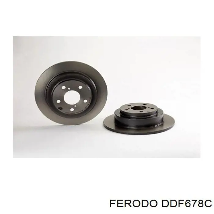 Гальмівні диски DDF678C Ferodo