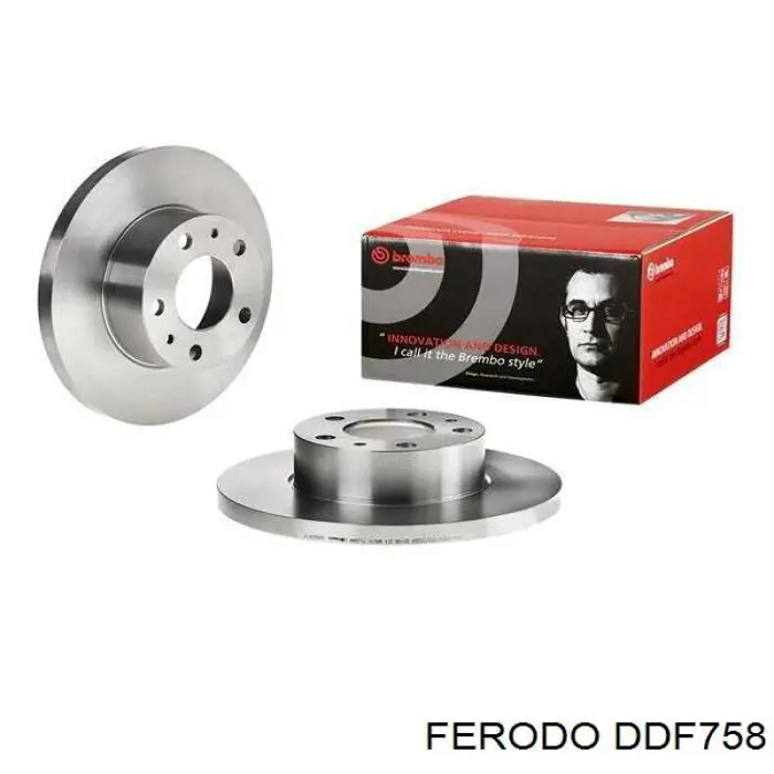 Диск гальмівний передній Ferodo DDF758