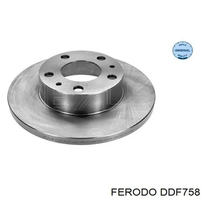 DDF758 Ferodo диск гальмівний передній