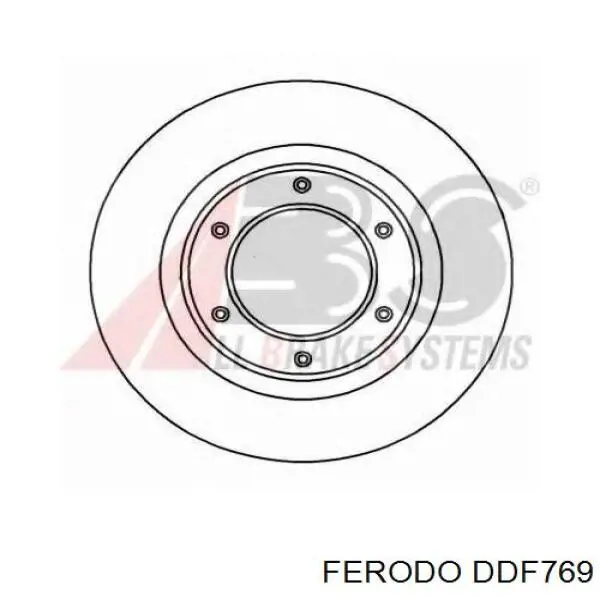 DDF769 Ferodo Гальмо дискове переднє