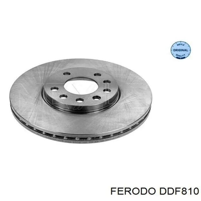 DDF810 Ferodo диск гальмівний передній