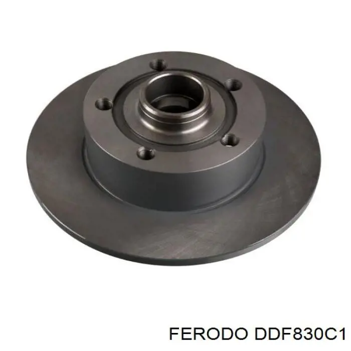 Купити DDF830C1 Ferodo Диск заднього гальма