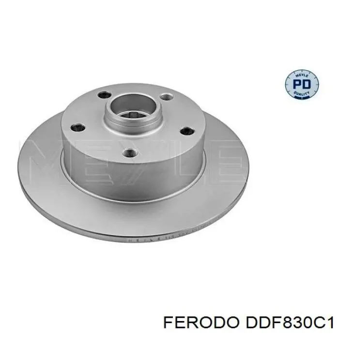 Купити DDF830C1 Ferodo Диск заднього гальма