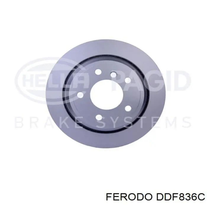 DDF836C Ferodo Дискові гальма