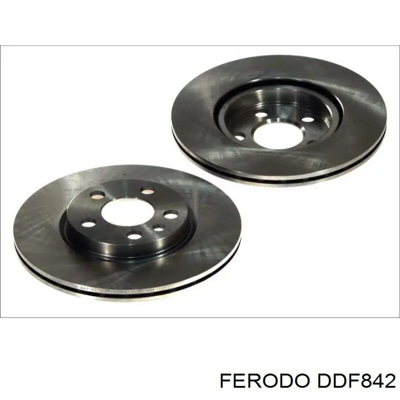 DDF842 Ferodo диск гальмівний передній