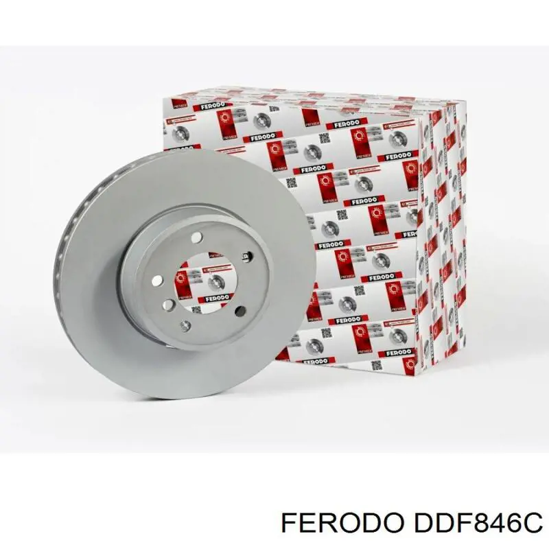 DDF846C Ferodo диск гальмівний передній