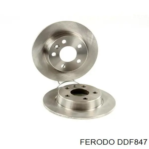DDF847 Ferodo диск гальмівний задній
