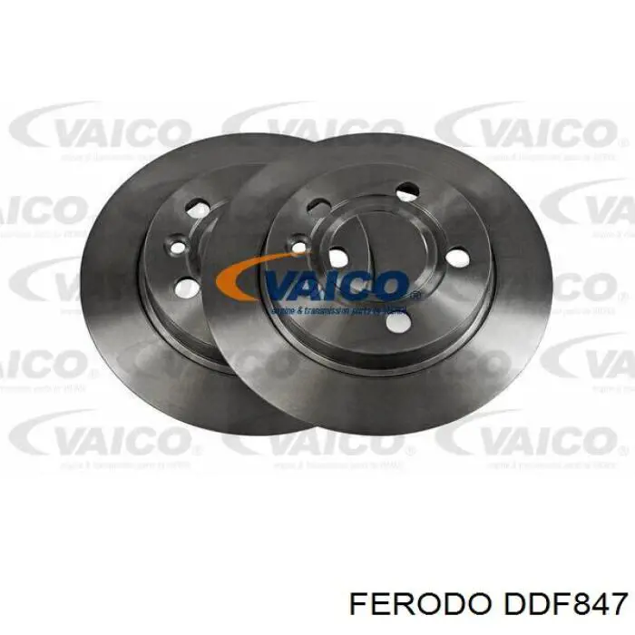 Купити DDF847 Ferodo Диск заднього гальма