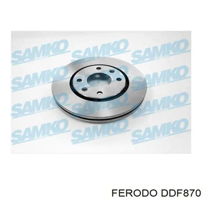 Диск переднього гальма Ferodo DDF870 ціна, від 31.68 USD